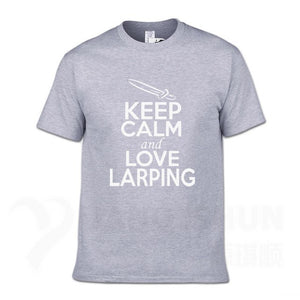 KEEP CALM And LOVE LARPING - T-Shirt F- 16 Colors
