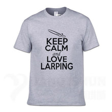 Load image into Gallery viewer, KEEP CALM And LOVE LARPING - T-Shirt F- 16 Colors
