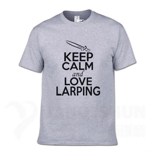KEEP CALM And LOVE LARPING - T-Shirt F- 16 Colors