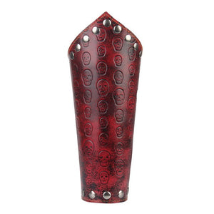 1 pc - Leather Bracer- Riveted leather - several designs and colors to choose