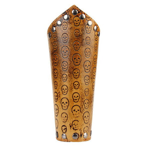 1 pc - Leather Bracer- Riveted leather - several designs and colors to choose