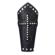 Load image into Gallery viewer, 1 pc - Leather Bracer- Riveted leather - several designs and colors to choose