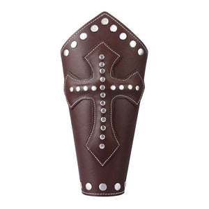 1 pc - Leather Bracer- Riveted leather - several designs and colors to choose